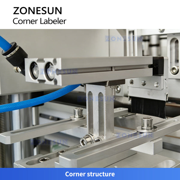 ZONESUN ZS-TB816 Double-Side Box Anti-Tamper Corner Labeling Machine