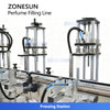 ZONESUN ZS-FAL180X11 Perfume Bottle Filling Capping Production Line