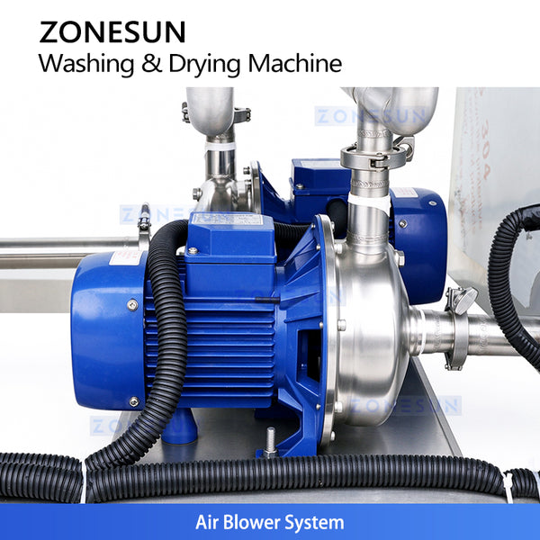 ZONESUN ZS-PM2 Tunnel Pasteurizer with Washing and Drying for Bottles and Cans