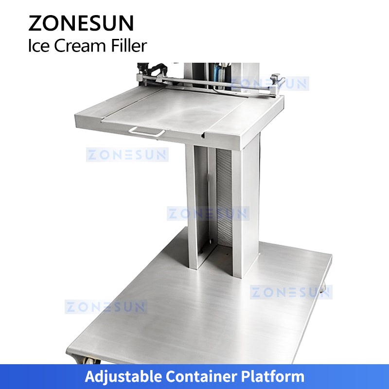 ZONESUN ZS-ICF01 Semi-Automatic Dual-Color Ice Cream Cup Filling Machine