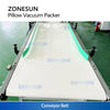 Automatic Vacuum & Compression Pillow Wrapper conveyor Belt