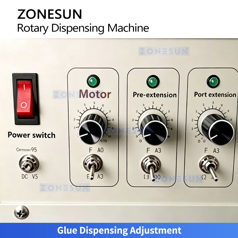 ZONESUN ZS-AGD6 Automatic 360° Rotary Glue Dispensing Machine for Round Products