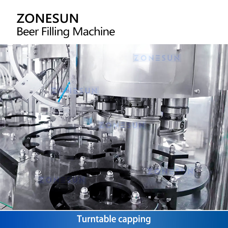 ZONESUN ZS-WFC18 Automatic Beer Bottling Machine Monoblock Equipment