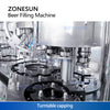ZONESUN ZS-WFC18 Automatic Beer Bottling Machine Monoblock Equipment