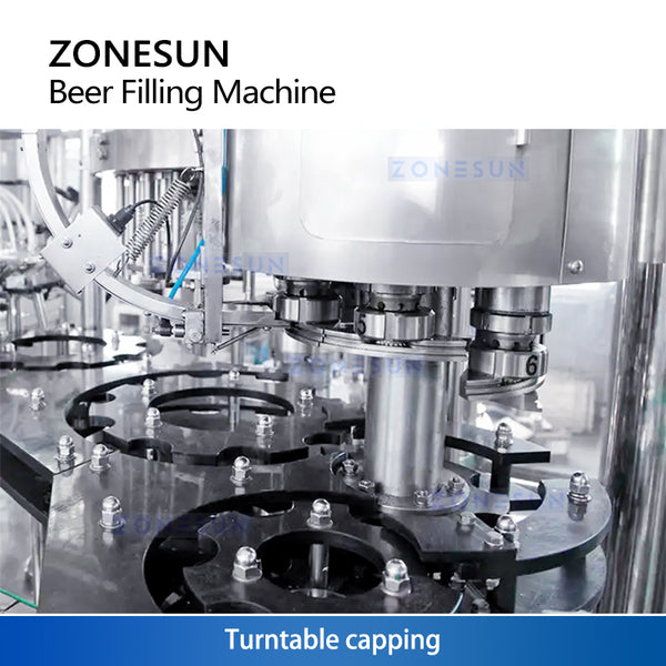 ZONESUN ZS-WFC18 Automatic Beer Bottling Machine Monoblock Equipment