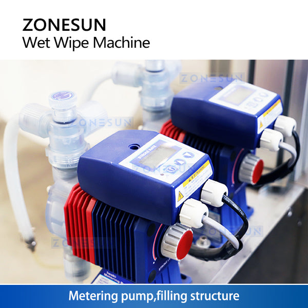 ZONESUN ZS-WZJP4 Wet Wipe Packaging Machine Automatic Packer