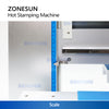 ZONESUN ZS-8025D Digital Hot Foil Stamping Machine for Boxes & Bags