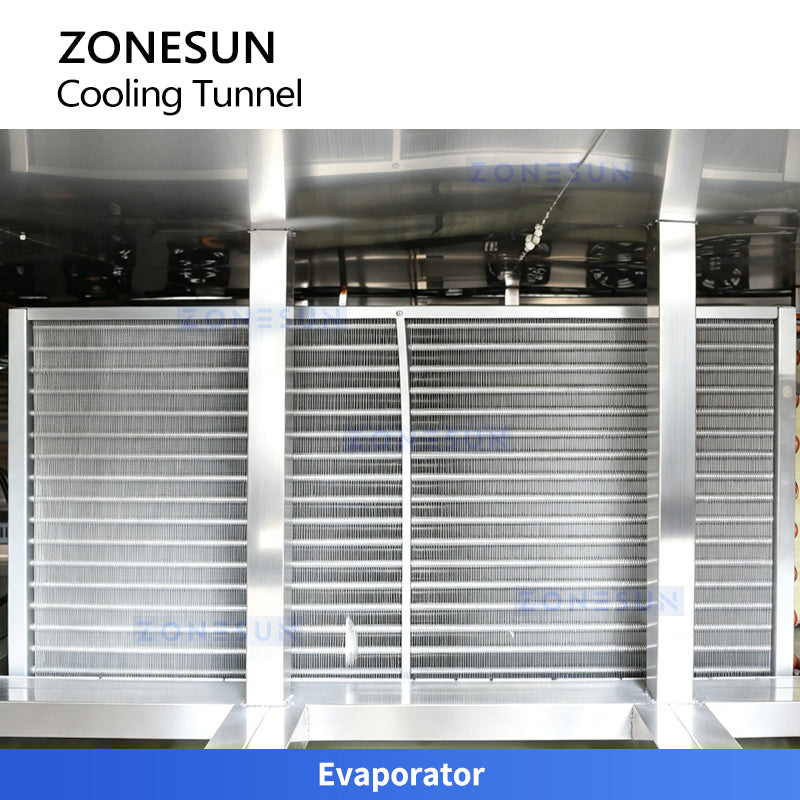ZONESUN ZS-CT3 Industrial Cooling Tunnel for Balm Cream Wax Chocolate and Confectionery