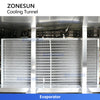 ZONESUN ZS-CT3 Industrial Cooling Tunnel for Balm Cream Wax Chocolate and Confectionery
