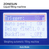 ZONESUN ZS-M100 Semi-Automatic Liquid Filling Weighing Machine