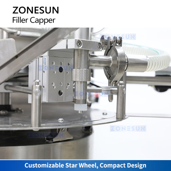 ZONESUN ZS-SVFC1 Rotary Spout Pouch Filling Capping Machine