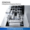 ZONESUN ZS-BT220 Horizontal BOPP Cellophane Film Box Wrapping Machine