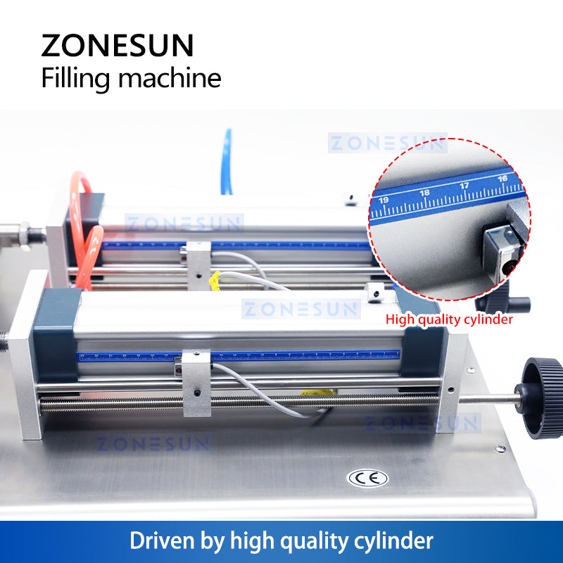 ZONESUN ZS-GTJH2  Heads Paste Filling Machine With Mixer And Heater
