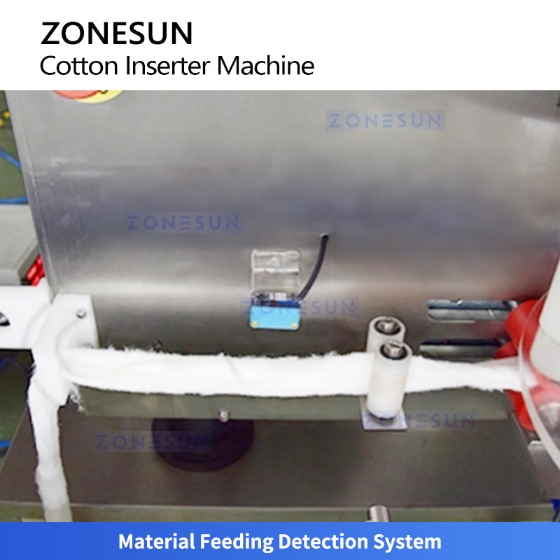 ZONESUN ZS-SED10 Automatic Cotton and Desiccant Inserting Machine Desiccant Feeder