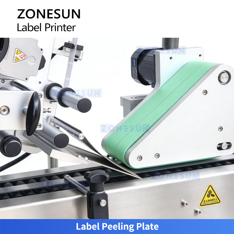 ZONESUN ZS-TB823R Automatic Real-Time Print & Apply Labeling Machine for Vials & Small Round Bottles