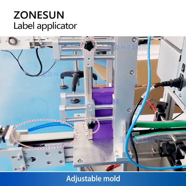 ZONESUN ZS-TB833C Automatic Three-side Corner Flat Surface Labeling Machine