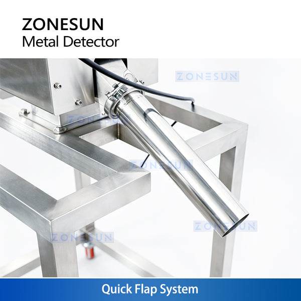 ZONESUN ZS-MS1 Metal Separator | Detects 0.3mm Metals, Minimizes Loss