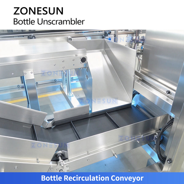ZONESUN ZS-LP350 vision-guided robotic plastic bottle unscrambler, product image 5