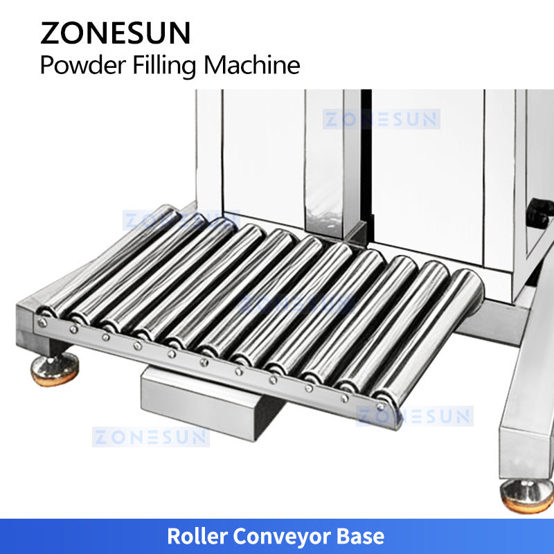 ZONESUN ZS-FM60 Semi Automatic Powder Filling Machine  Weighing & Dust-Free Auger Filling System