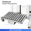 ZONESUN ZS-FM60 Semi Automatic Powder Filling Machine  Weighing & Dust-Free Auger Filling System