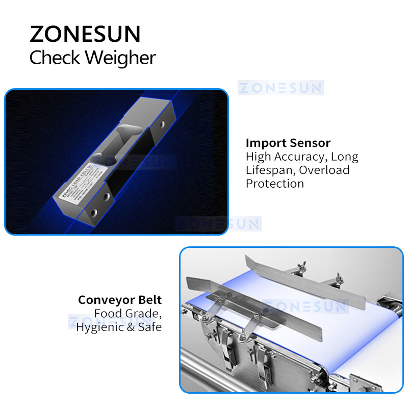 ZONESUN ZS-CW500 Inline Check weigher Conveyor