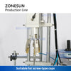 ZONESUN ZS-AFCL1 Automatic Magnetic Pump Liquid Filling Capping Production Line