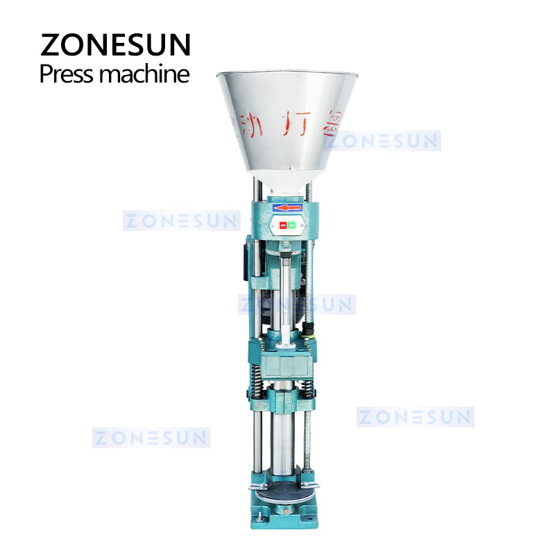 ZONESUN ZS-XGDSJ1 Semi Automatic Wine Bottles Wooden Cork Feeding And Pressing Machine