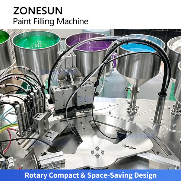 ZONESUN ZS-YL11 Automatic Rotary Paint Filling and Closing Machine