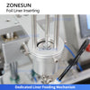 Compact cap lining machine