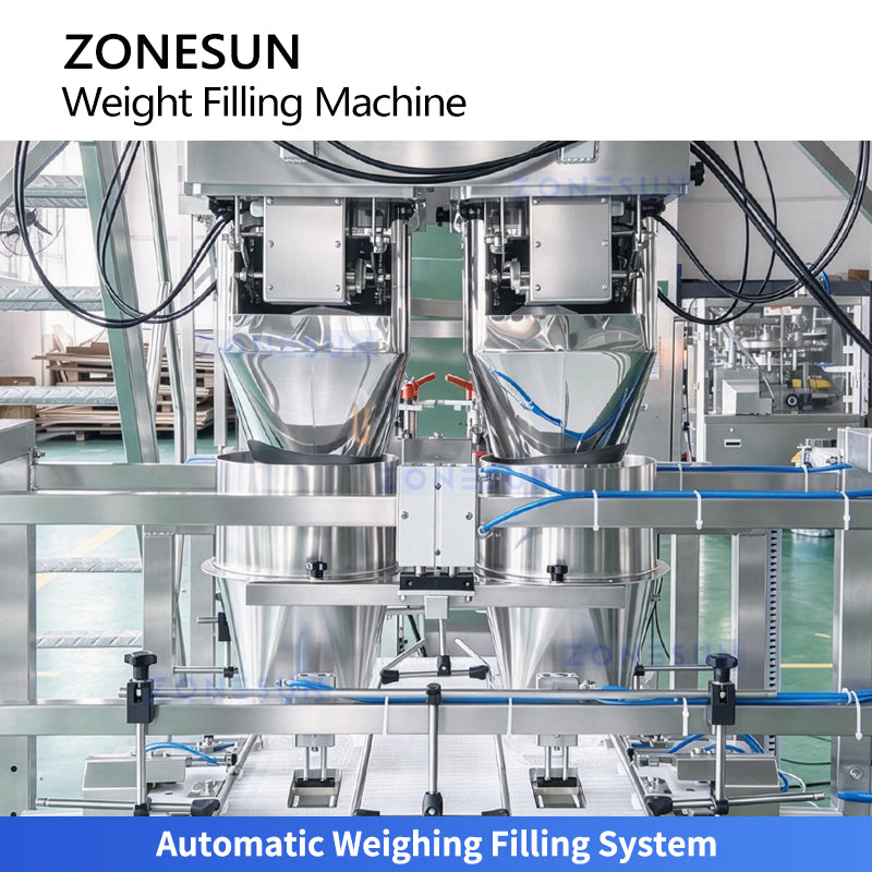 ZONESUN ZS-GWF24 Automatic Multi-Head Weigher & Clamshell Fruit Filling Machine