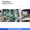 ZONESUN Z5-AG300 Automatic Bagging & Weighing Machine for Grain Rice Corn Fertilizer Feed Plastic Granules and Powder Materials