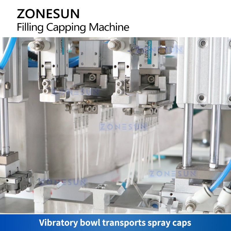 ZONESUN ZS-AFC6P Pocket Perfume Peristaltic Pump Filling Capping Machine