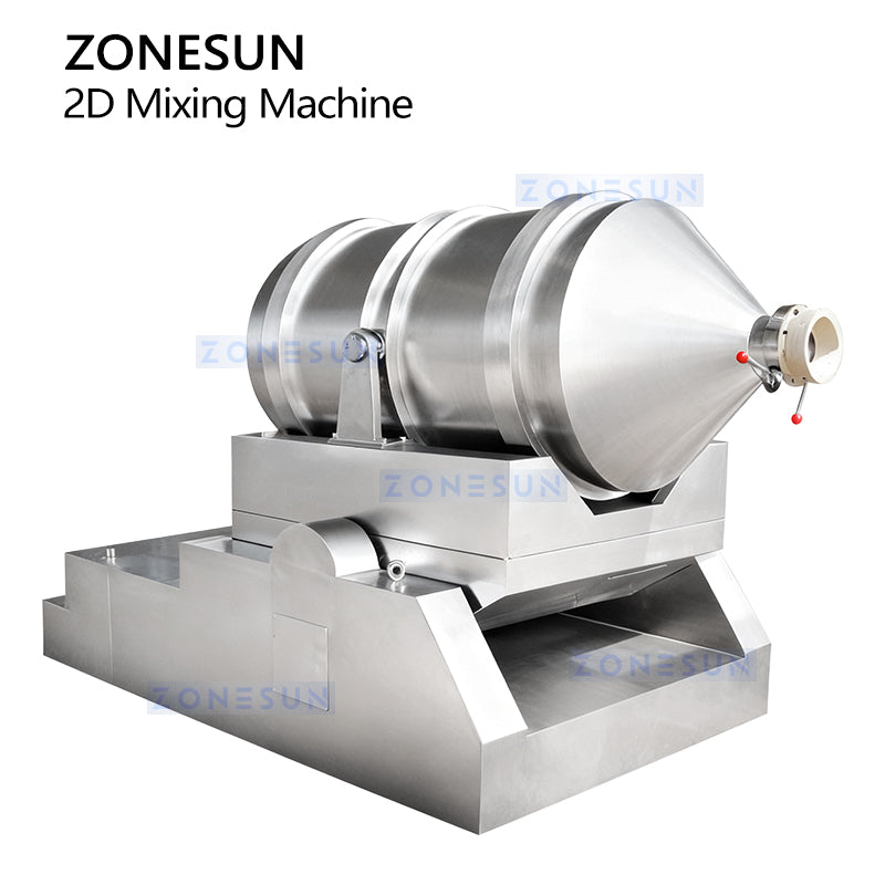 ZONESUN ZS-HM100 Double-cone Chamber Mixer for Dry Powders and Granules
