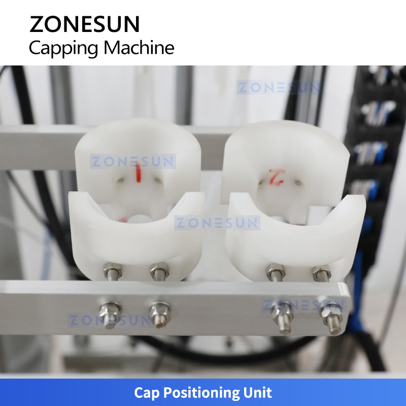 ZONESUN ZS-XG440D2 Servo Duckbill Pump Spray Cap Capping Machine