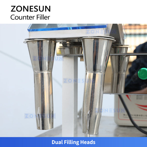 ZONESUN ZS-SL2 Automatic Dual-Head Candy Counting Filling Machine