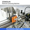 ZONESUN ZS-PB01 Perfume Bottle Cartoning Machine with Detection System