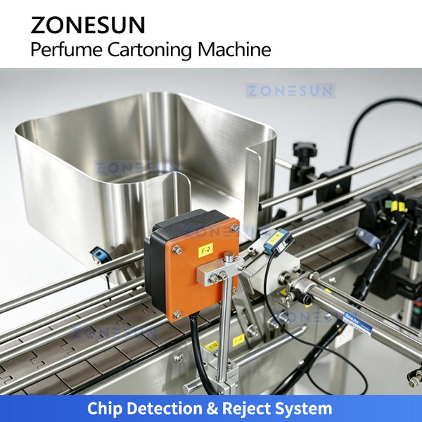 ZONESUN ZS-PB01 Perfume Bottle Cartoning Machine with Detection System