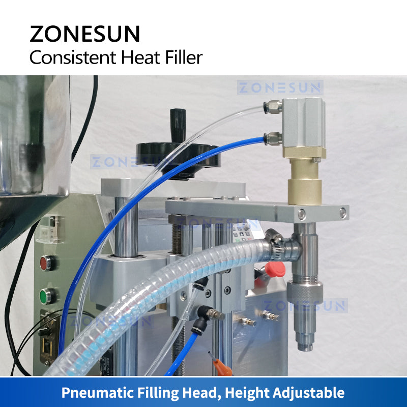 ZONESUN Paste Filling Machine Consistent Heating and Mixing Filling System ZS-WCHJ1C