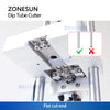 ZONESUN ZS-JG300 Pneumatic Spray Perfume Bottle Cap Dip Tube Cutting Machine