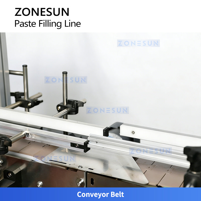 ZONESUN ZS-FAL180C8 Desktop Paste Filling Capping Labeling Machine Line