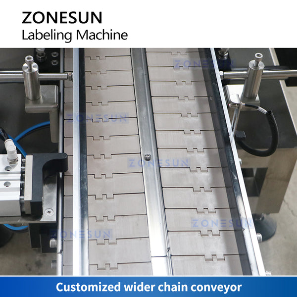 ZONESUN ZS-TB300R Automatic Square Bottle Double Sides Labeling Machine