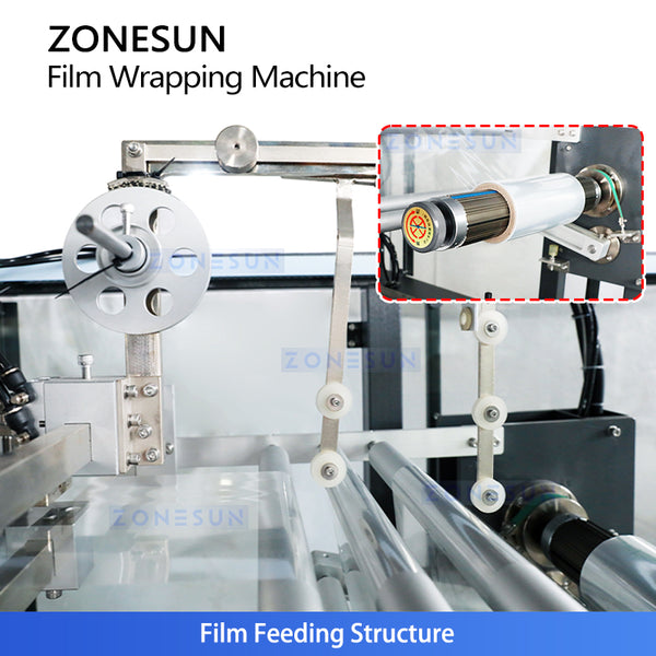 Heat sealing wrapping machine