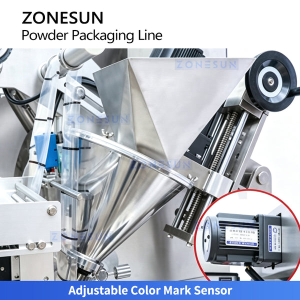 ZONESUN ZS‑FAL180X6 Automatic Powder Packaging Production Line