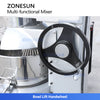 ZONESUN ZS-BM60 Food Mixer Dough Kneading & Whipping Stand Food Mixer for Bakery