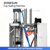 ZONESUN ZS-KCS6 Automatic Pneumatic Rotary Heat Sealing Machine for Cups & Cans