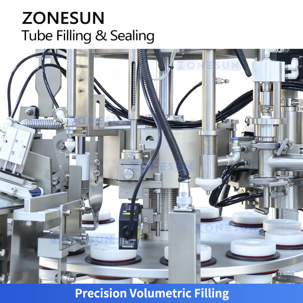 ZONESUN ZS-FS60A Automatic Aluminum and Plastic Tube Filling and Sealing Machine