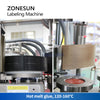 ZONESUN ZS-GTB12 Automatic Hot Melt Glue Round Bottle Labeling Machine