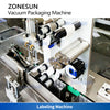 ZONESUN ZS-VCM1000 Automatic Brick Bag Grains Filling Vacuum Sealing Labeling Machine Line