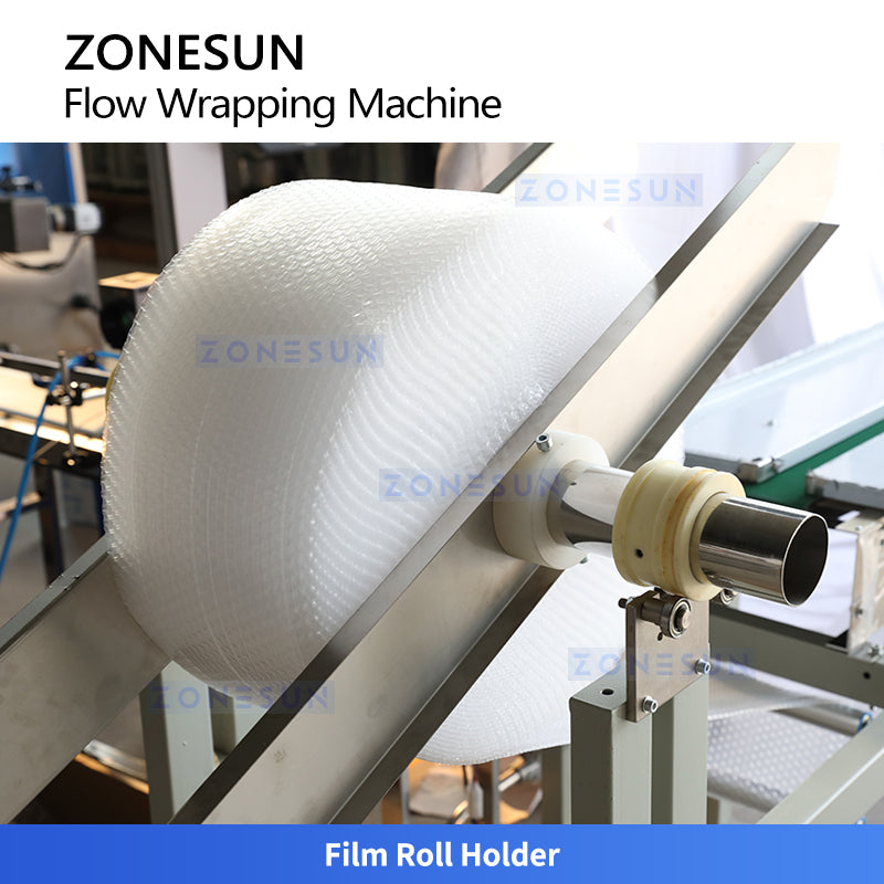 ZONESUN ZS-ZB350S Servo Horizontal Flow Anti Tamper Wrapper for Bubble Film