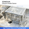 ZONESUN ZS-UWB8 Automatic Ultrasonic Bottle Washing Machine for 3ml-10ml Vials Water & Air Cleaning System
